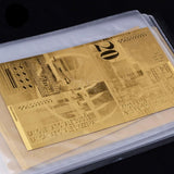 [HQ] Golden Replica Of Full Set Swiss Franc Golden Banknotes