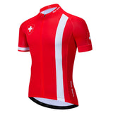 [HQ] Switzerland Cycling Jersey With Zipper and 4 pockets