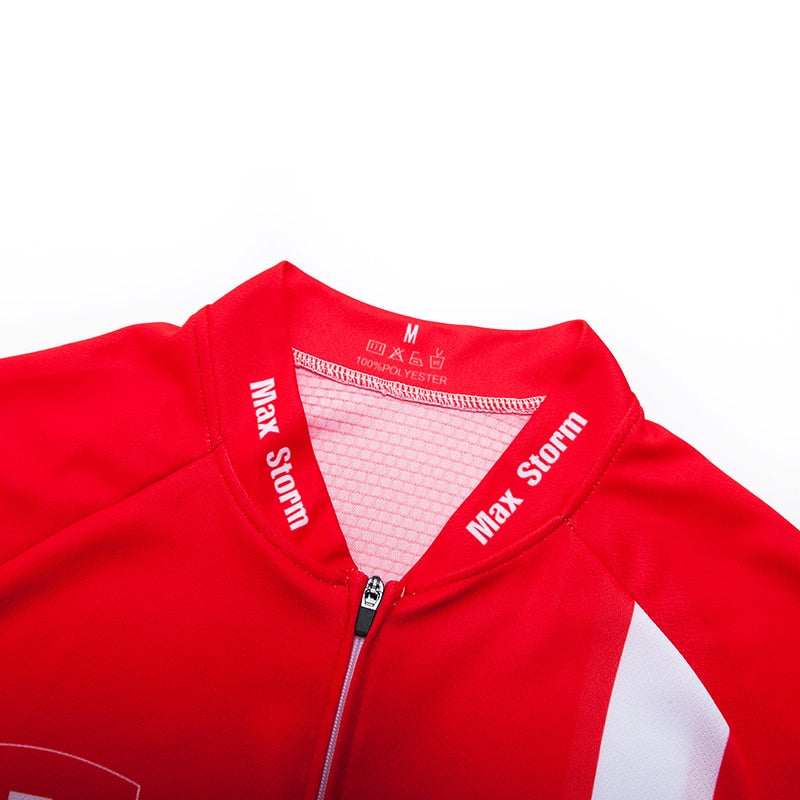 [HQ] Switzerland Cycling Jersey With Zipper and 4 pockets