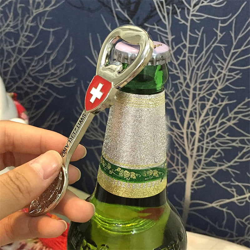 [HQ] Swiss Themed Metal Fridge Magnets&Bottle Opener